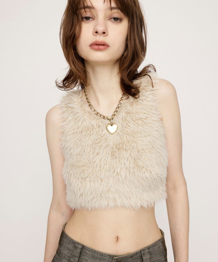 SLY「MIX SHAGGY TANK」|タンクトップ|