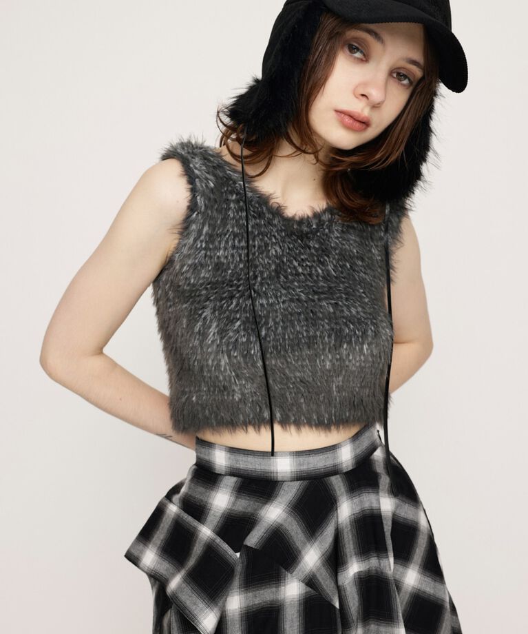 SLY「MIX SHAGGY TANK」|タンクトップ|