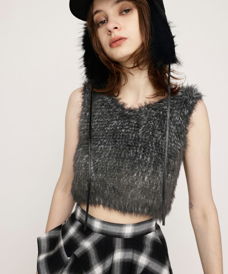 SLY「MIX SHAGGY TANK」|タンクトップ|