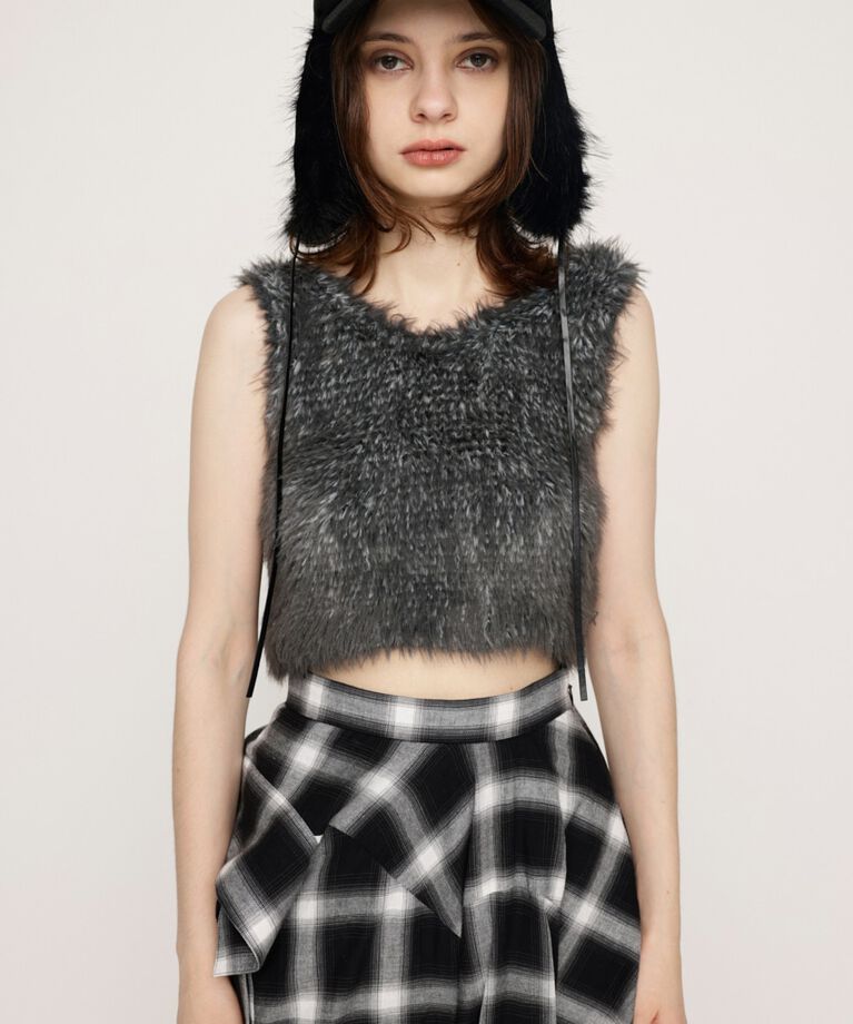 SLY「MIX SHAGGY TANK」|タンクトップ|