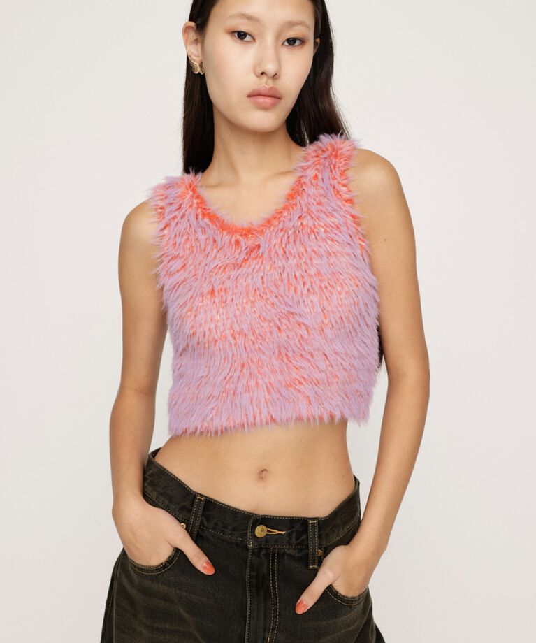 SLY「MIX SHAGGY TANK」|タンクトップ|