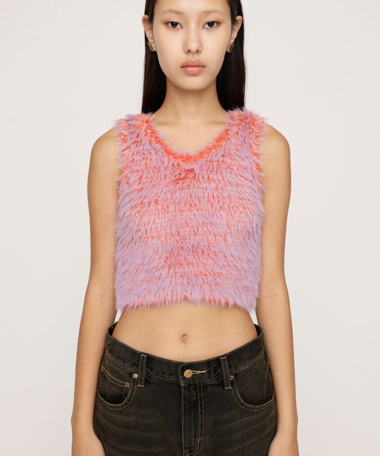 SLY「MIX SHAGGY TANK」|タンクトップ|