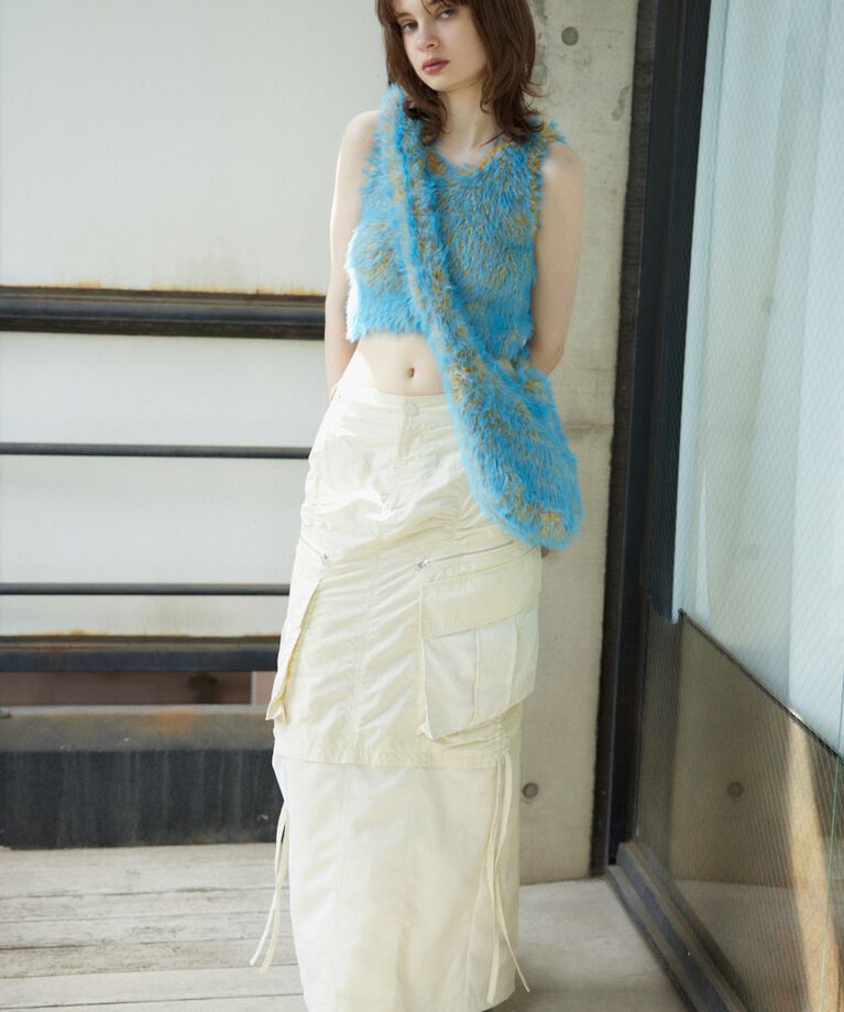 SLY「MIX SHAGGY TANK」|タンクトップ|