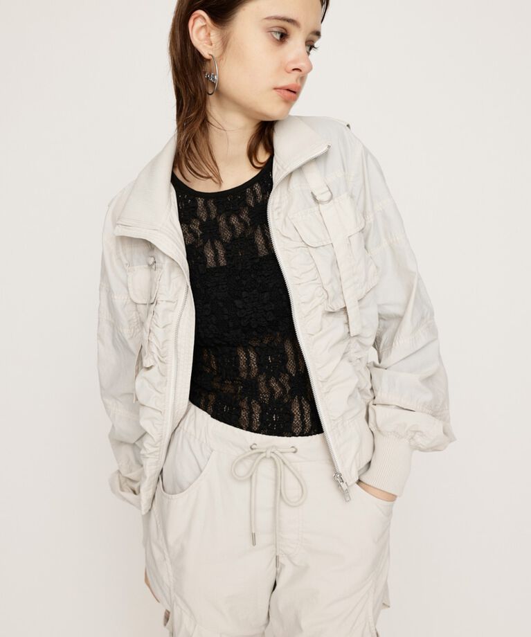 SLY「NYLON MILITARY ジャケット」|ブルゾン・スタジャン|
