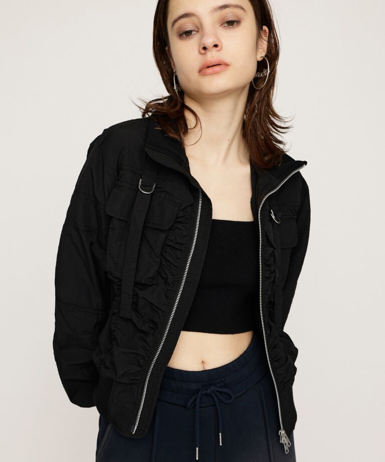 SLY「NYLON MILITARY ジャケット」|ブルゾン・スタジャン|