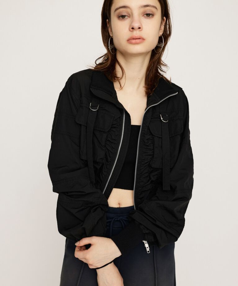 SLY「NYLON MILITARY ジャケット」|ブルゾン・スタジャン|