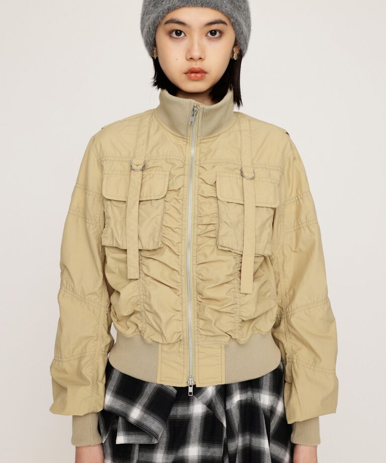 SLY「NYLON MILITARY ジャケット」|ブルゾン・スタジャン|