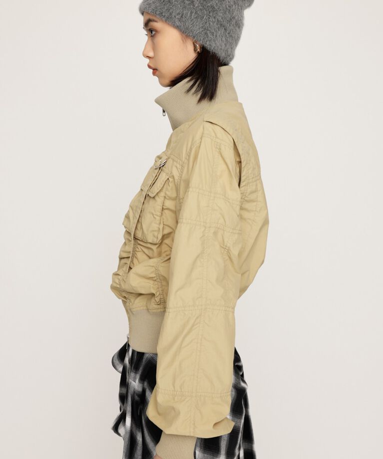 SLY「NYLON MILITARY ジャケット」|ブルゾン・スタジャン|