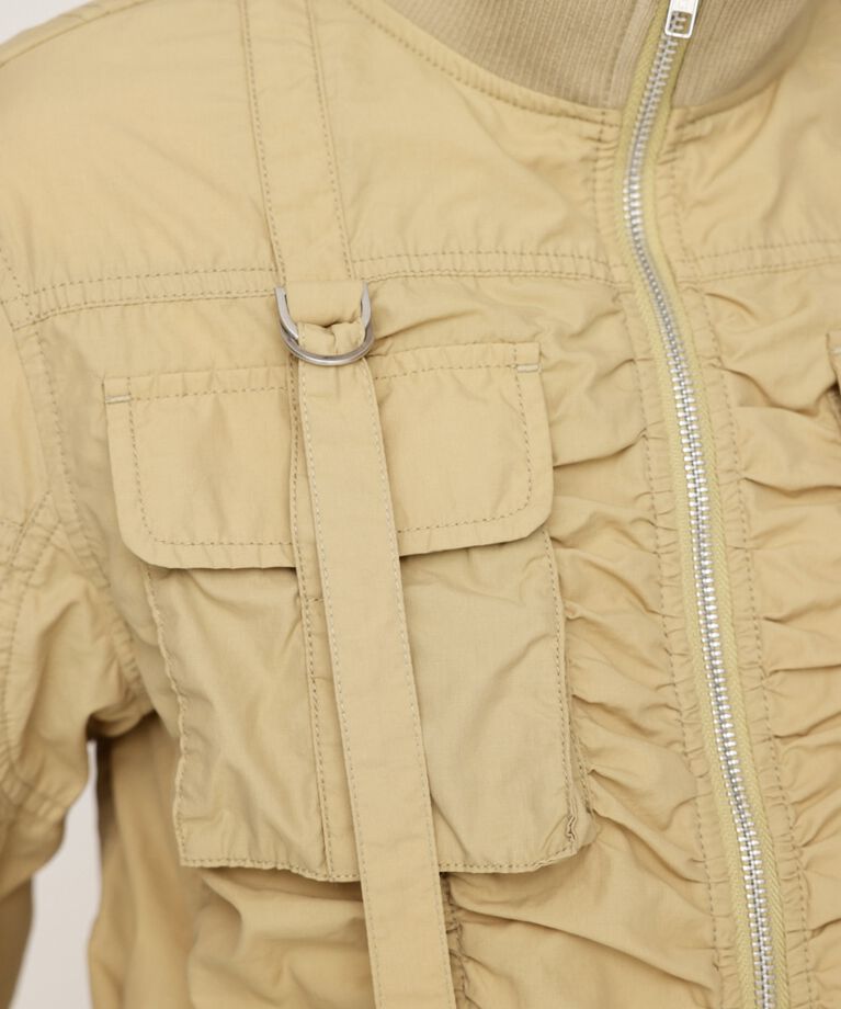 SLY「NYLON MILITARY ジャケット」|ブルゾン・スタジャン|