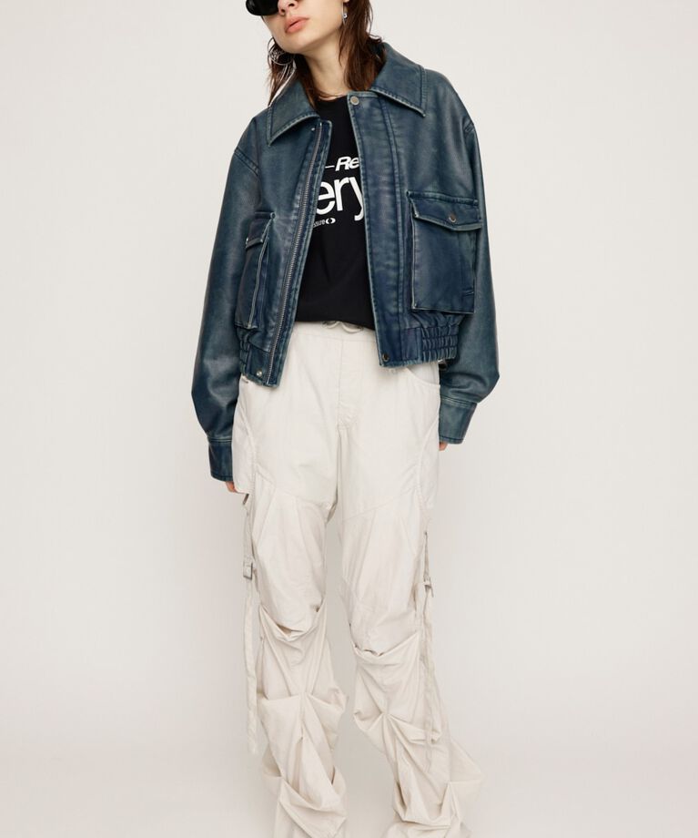 SLY「NYLON TUCK FLARE パンツ」|その他|