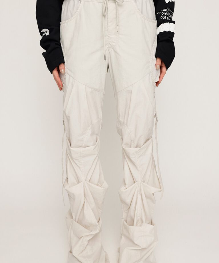 SLY「NYLON TUCK FLARE パンツ」|その他|