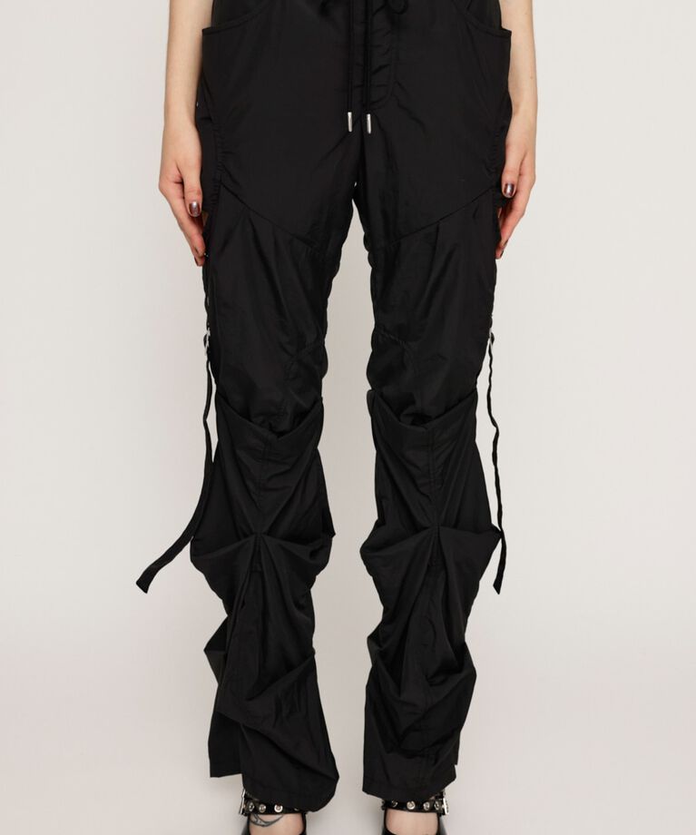 SLY「NYLON TUCK FLARE パンツ」|その他|