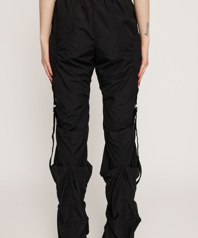 SLY「NYLON TUCK FLARE パンツ」|その他|