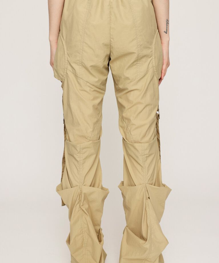 SLY「NYLON TUCK FLARE パンツ」|その他|