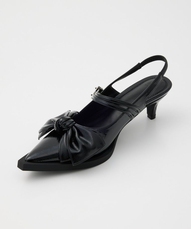 SLY「RIBBON DESIGN POINTED サンダル」|サンダル|