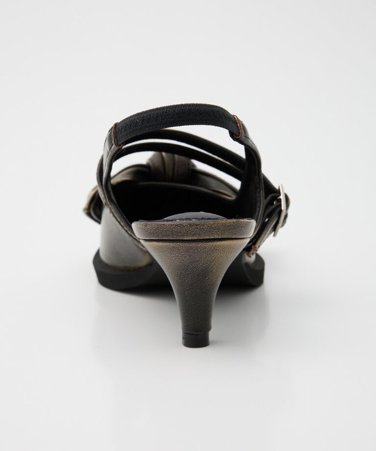 SLY「RIBBON DESIGN POINTED サンダル」|サンダル|