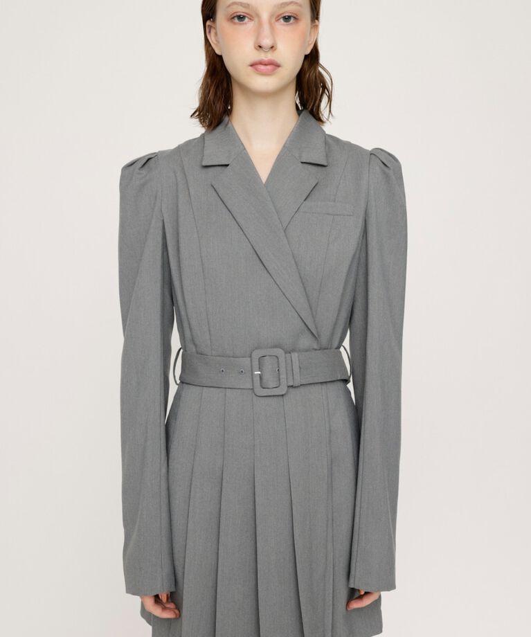 SLY「TAILORED PLEATS ショートワンピース」|ワンピース|