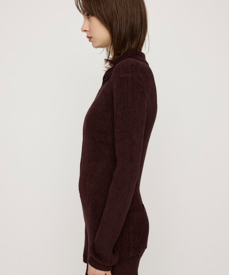 SLY「FRONT ZIP MOLE YARN ロンパース」|その他|