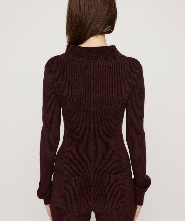 SLY「FRONT ZIP MOLE YARN ロンパース」|その他|