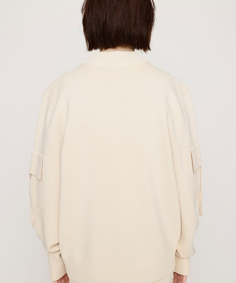 SLY「FINE TOUCH KNIT ブルゾン」|ブルゾン・スタジャン|