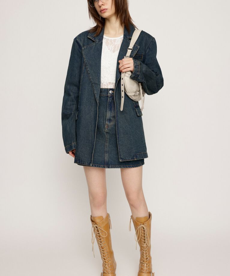 SLY「DENIM S／SK-AB」|スカート|