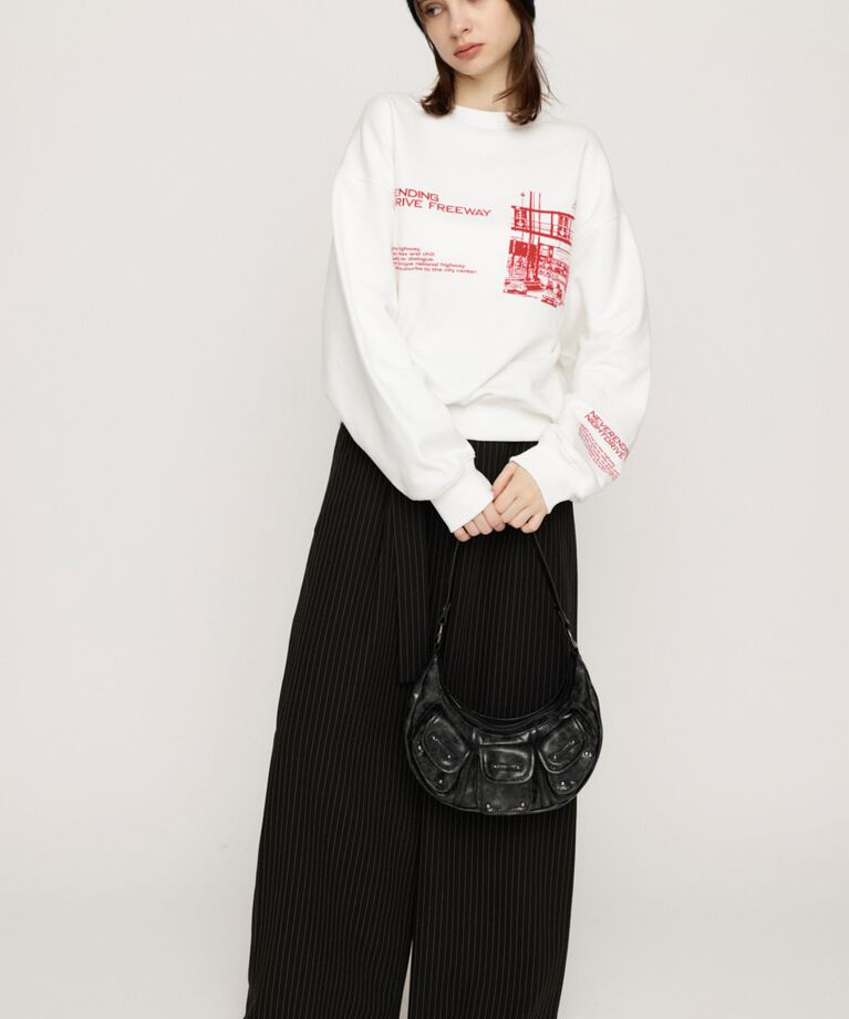 SLY「PHOTO LOGO SW トップス」|Tシャツ・カットソー|