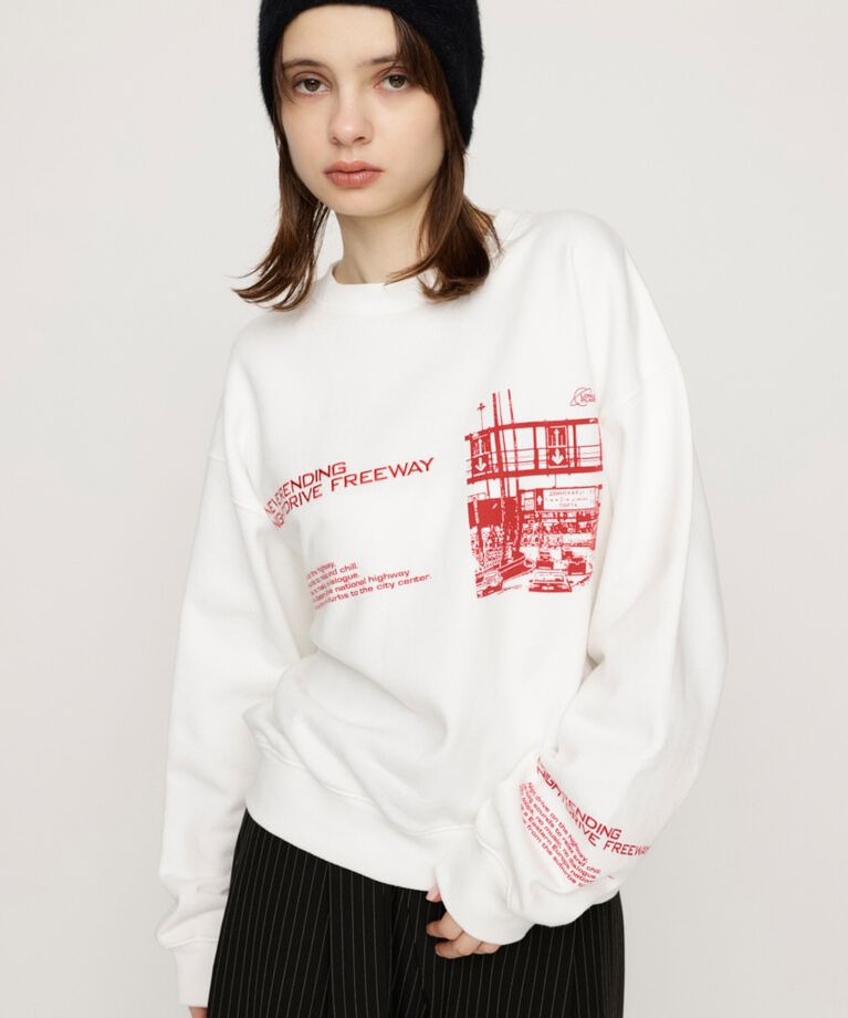 SLY「PHOTO LOGO SW トップス」|Tシャツ・カットソー|