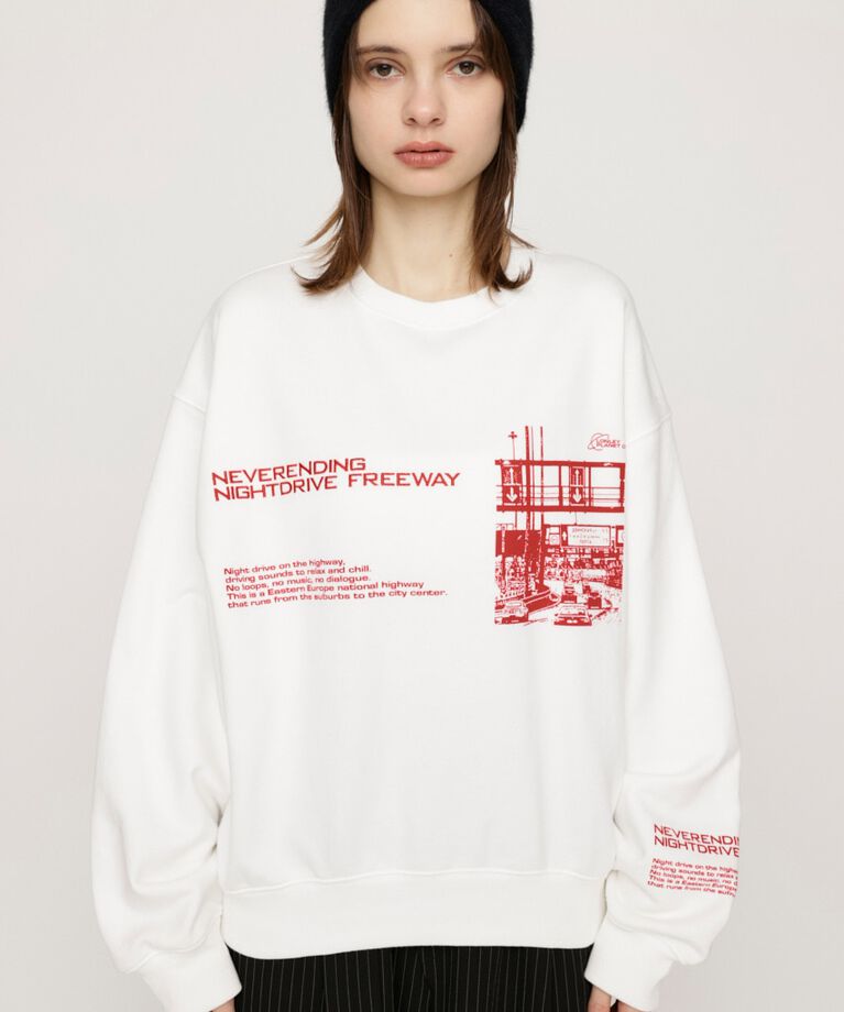 SLY「PHOTO LOGO SW トップス」|Tシャツ・カットソー|