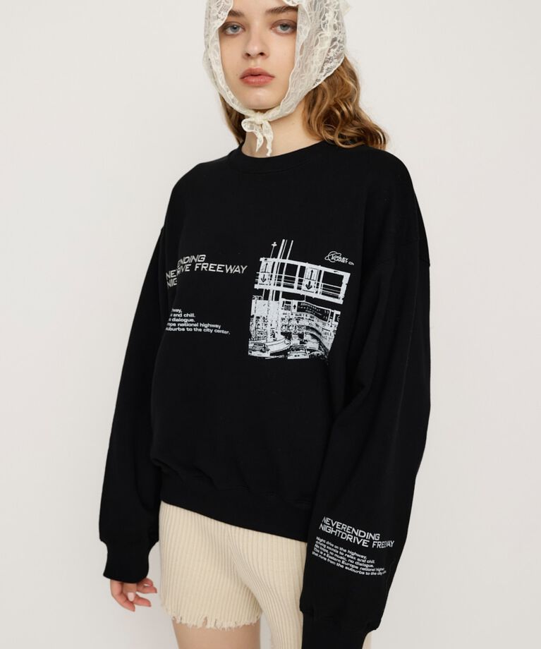 SLY「PHOTO LOGO SW トップス」|Tシャツ・カットソー|