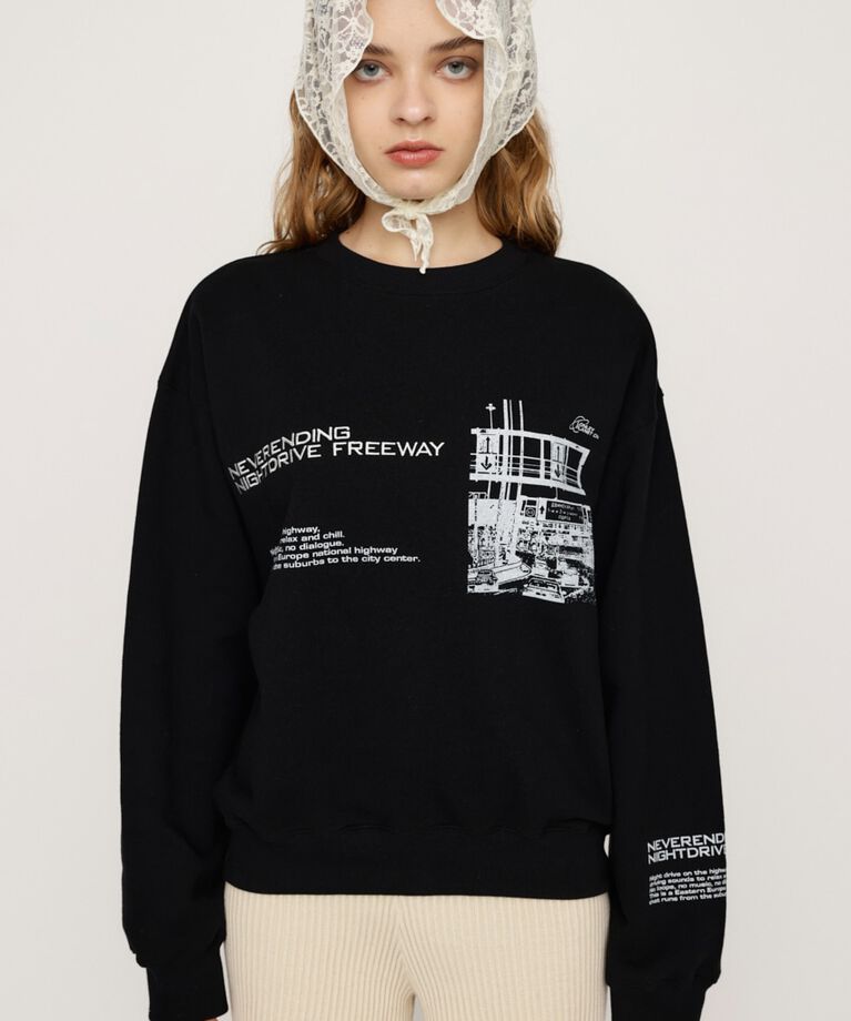 SLY「PHOTO LOGO SW トップス」|Tシャツ・カットソー|