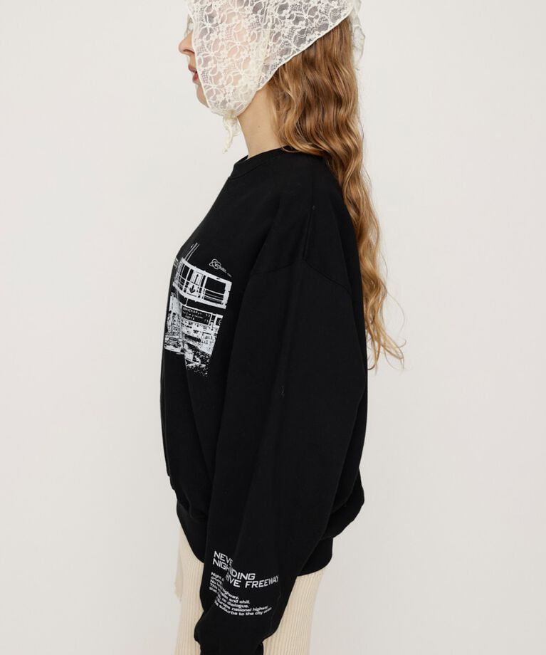 SLY「PHOTO LOGO SW トップス」|Tシャツ・カットソー|