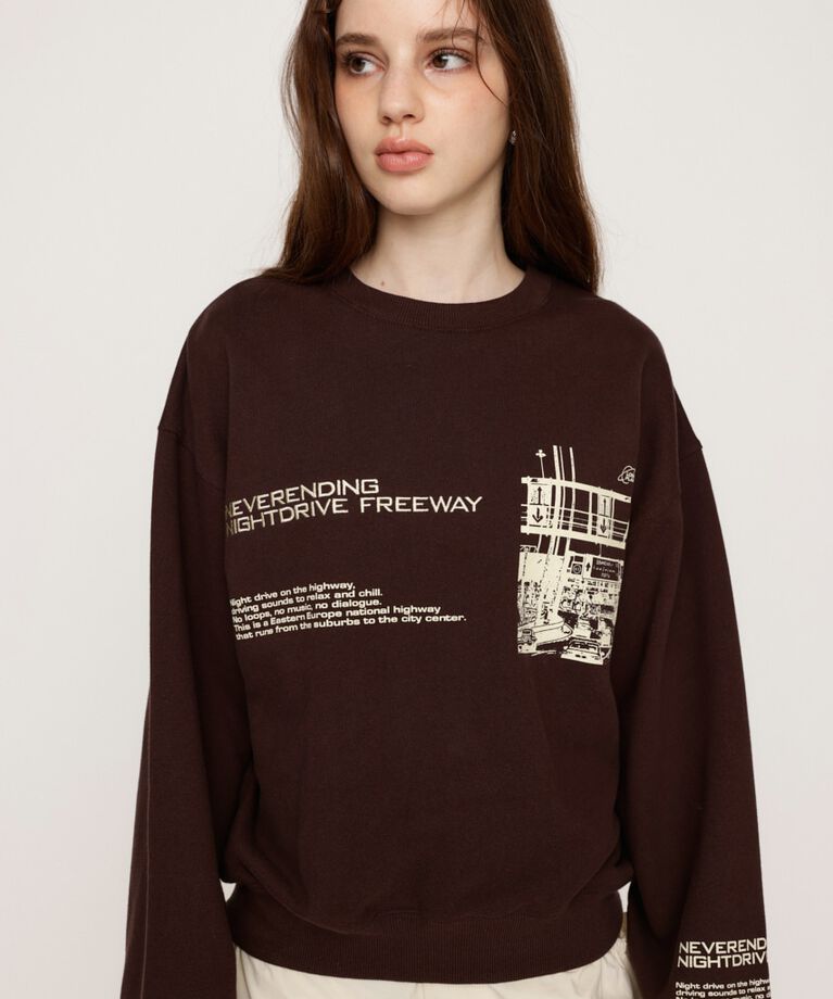 SLY「PHOTO LOGO SW トップス」|Tシャツ・カットソー|