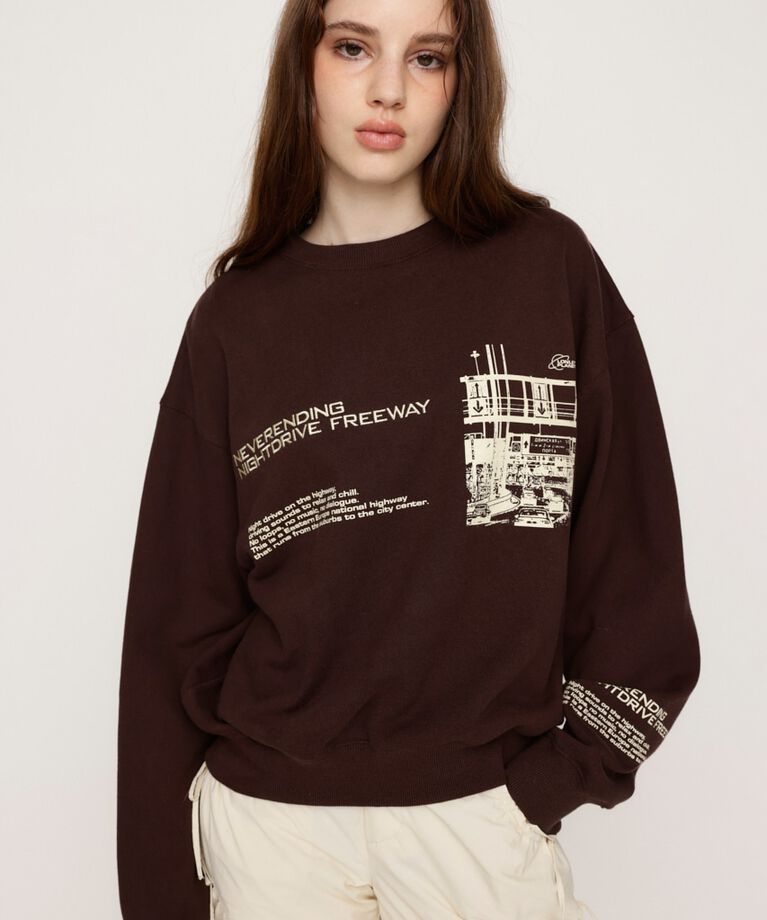 SLY「PHOTO LOGO SW トップス」|Tシャツ・カットソー|