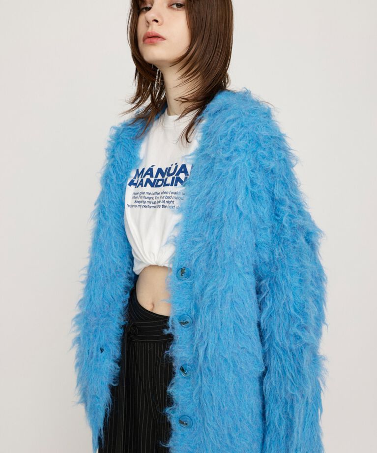 SLY「SHAGGY LOOSE カーディガン」|カーディガン|BLU