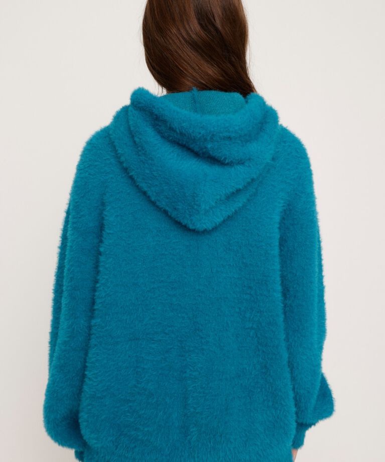 SLY「ZIP UP SHAGGY HOODIE」|パーカー|