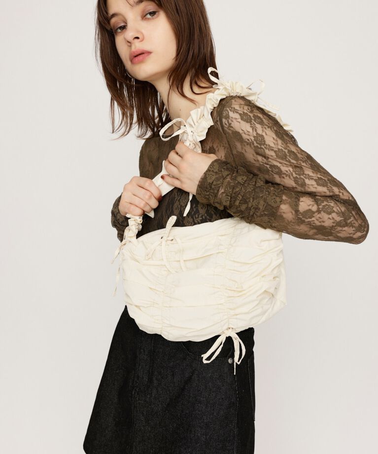SLY「SHIRRING RIBBON NYLON バッグ」|その他|