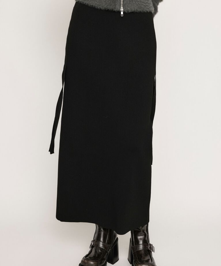 SLY「SIDE RIBBON KNIT スカート」|スカート|