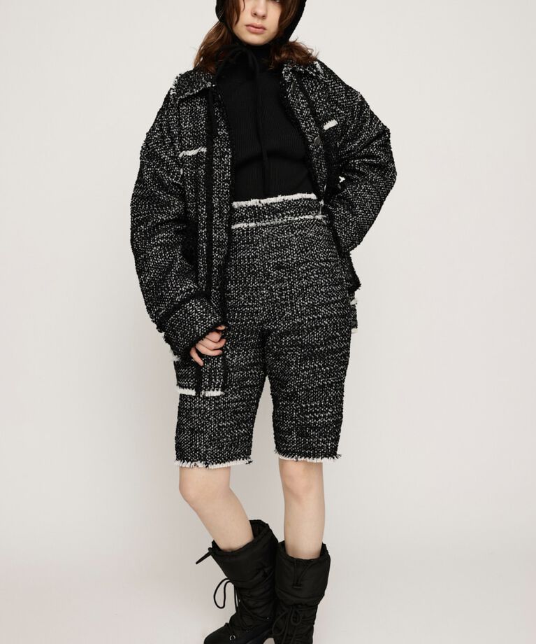 SLY「CUT OFF TWEED HALF パンツ」|その他|