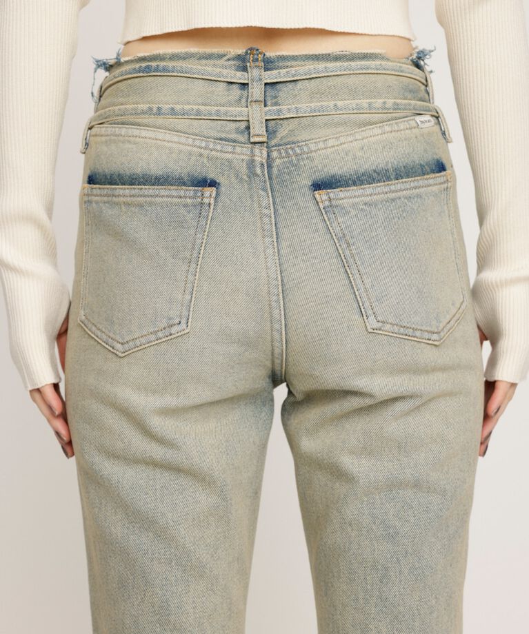 SLY「FRINGE JW FLARE PT-C」|デニム|