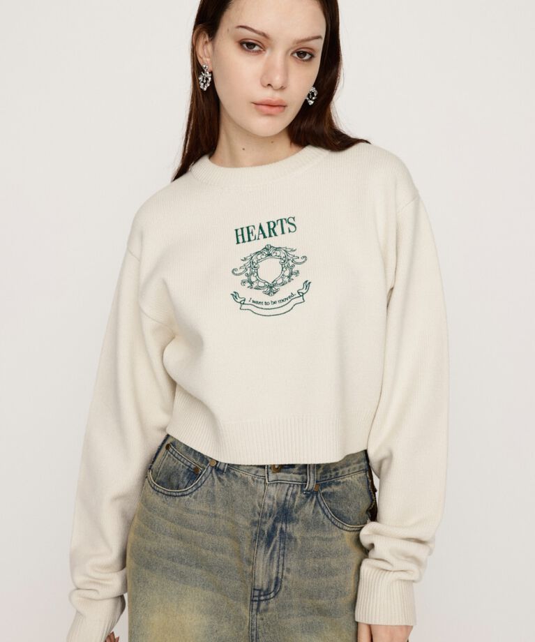 SLY「MOTIF LOGO KNIT トップス」|ニット・セーター|
