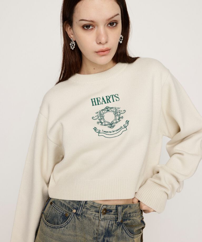SLY「MOTIF LOGO KNIT トップス」|ニット・セーター|