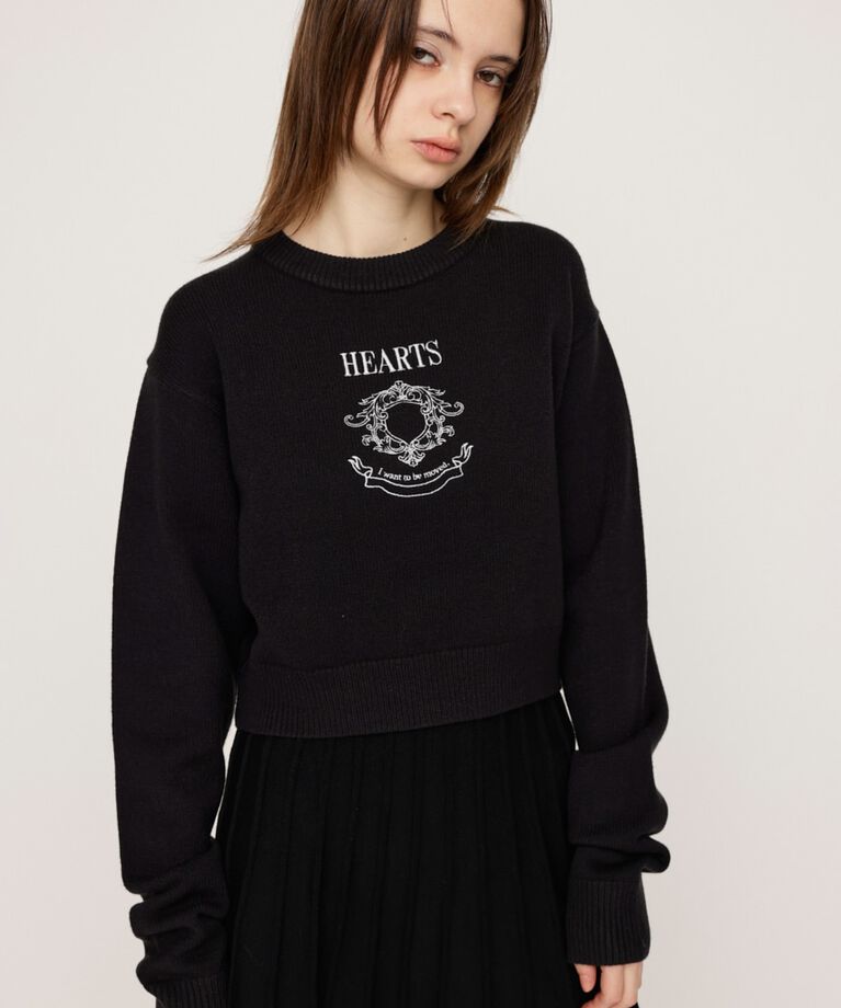 SLY「MOTIF LOGO KNIT トップス」|ニット・セーター|