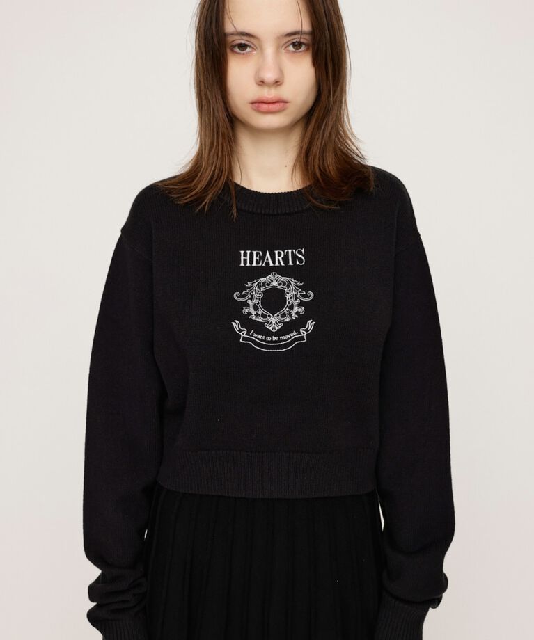 SLY「MOTIF LOGO KNIT トップス」|ニット・セーター|