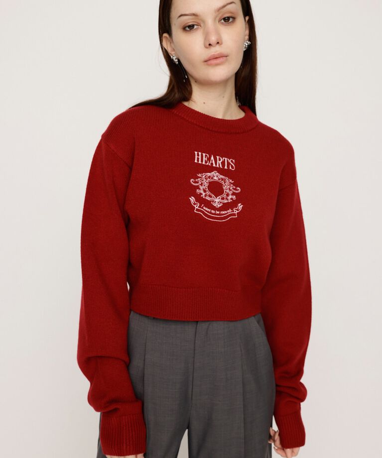 SLY「MOTIF LOGO KNIT トップス」|ニット・セーター|