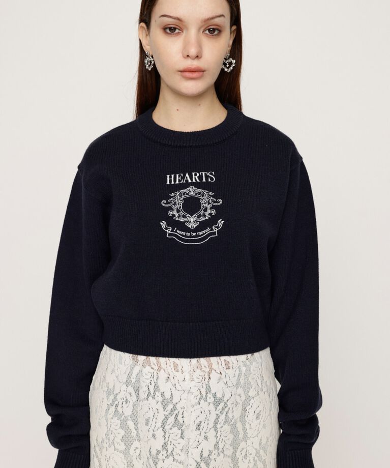 SLY「MOTIF LOGO KNIT トップス」|ニット・セーター|