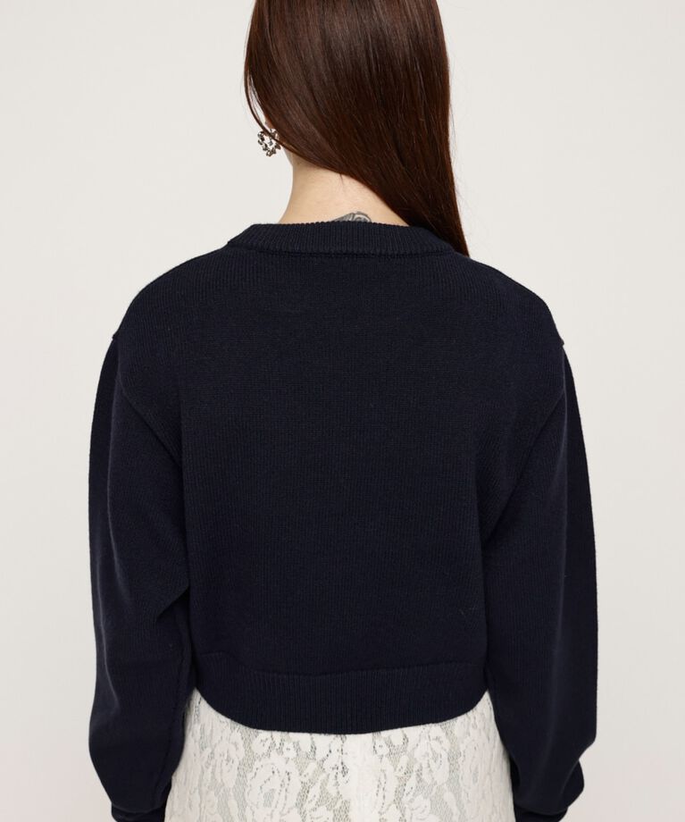 SLY「MOTIF LOGO KNIT トップス」|ニット・セーター|