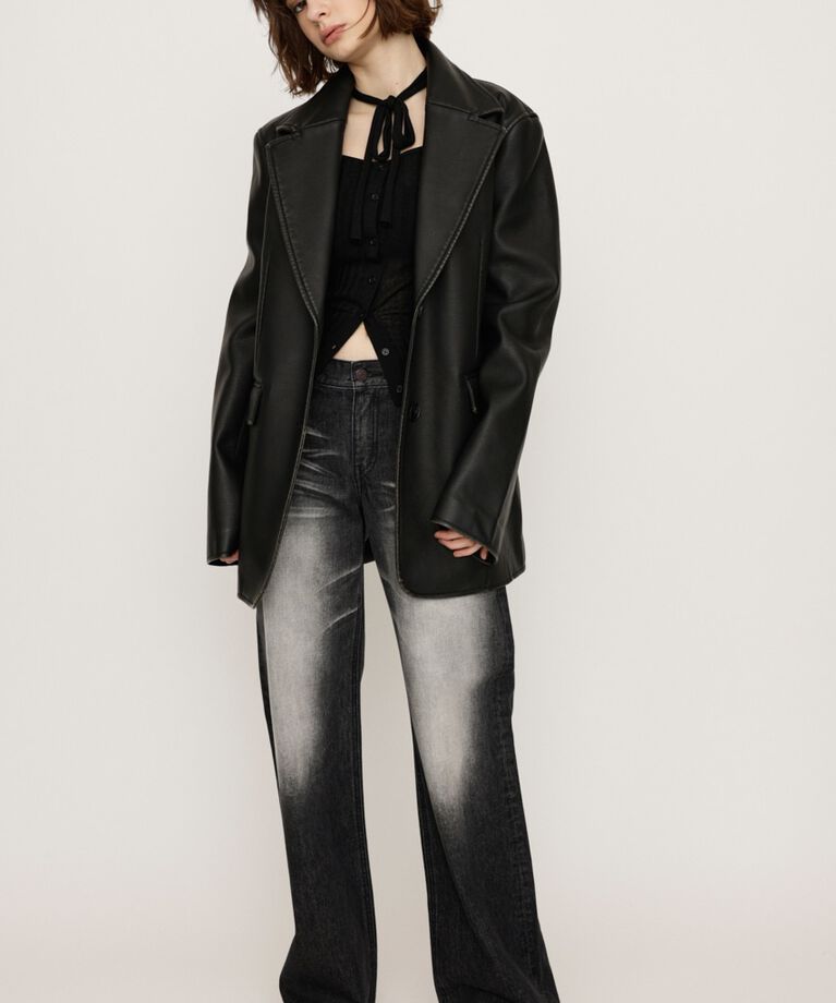 SLY「YORKE L／W FLARE PT-E」|デニム|