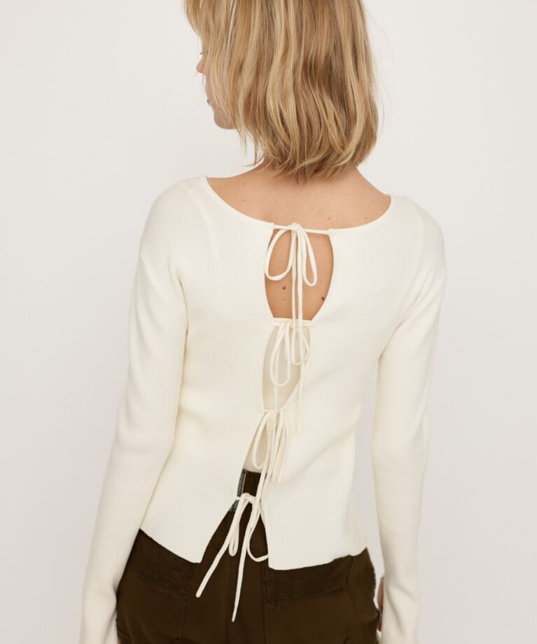 SLY「MANYWAY RIBBON KNIT トップス」|ニット・セーター|