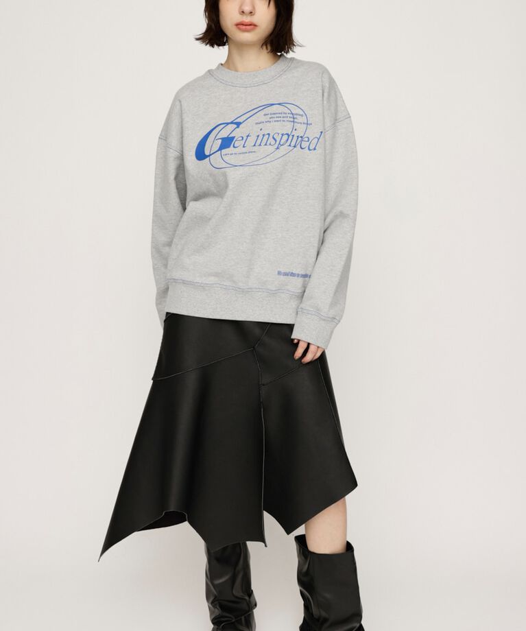 SLY「FRONT PRINT SW トップス」|Tシャツ・カットソー|