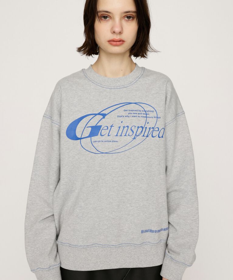 SLY「FRONT PRINT SW トップス」|Tシャツ・カットソー|